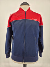 Load image into Gallery viewer, Vintage 80s adidas Originals Track Top S Navy Red White
