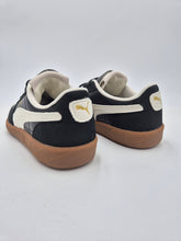 Load image into Gallery viewer, BNIB Puma Palermo Premium Leather Trainers Black White 8 8.5 9 10
