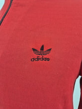 Load image into Gallery viewer, Vintage 70s adidas Originals Firebird Track Top 180 M Red Black
