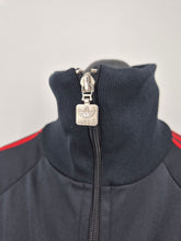 Load image into Gallery viewer, adidas Originals First Vintage Track Top M 174 Black Turquoise Red made in England
