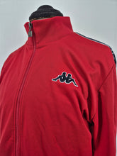 Load image into Gallery viewer, Kappa M Tapered Track Top Red Navy

