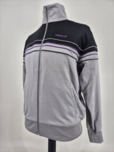 Load image into Gallery viewer, 2010 adidas Originals Piped Europa Grey Purple Vintage Track Top M
