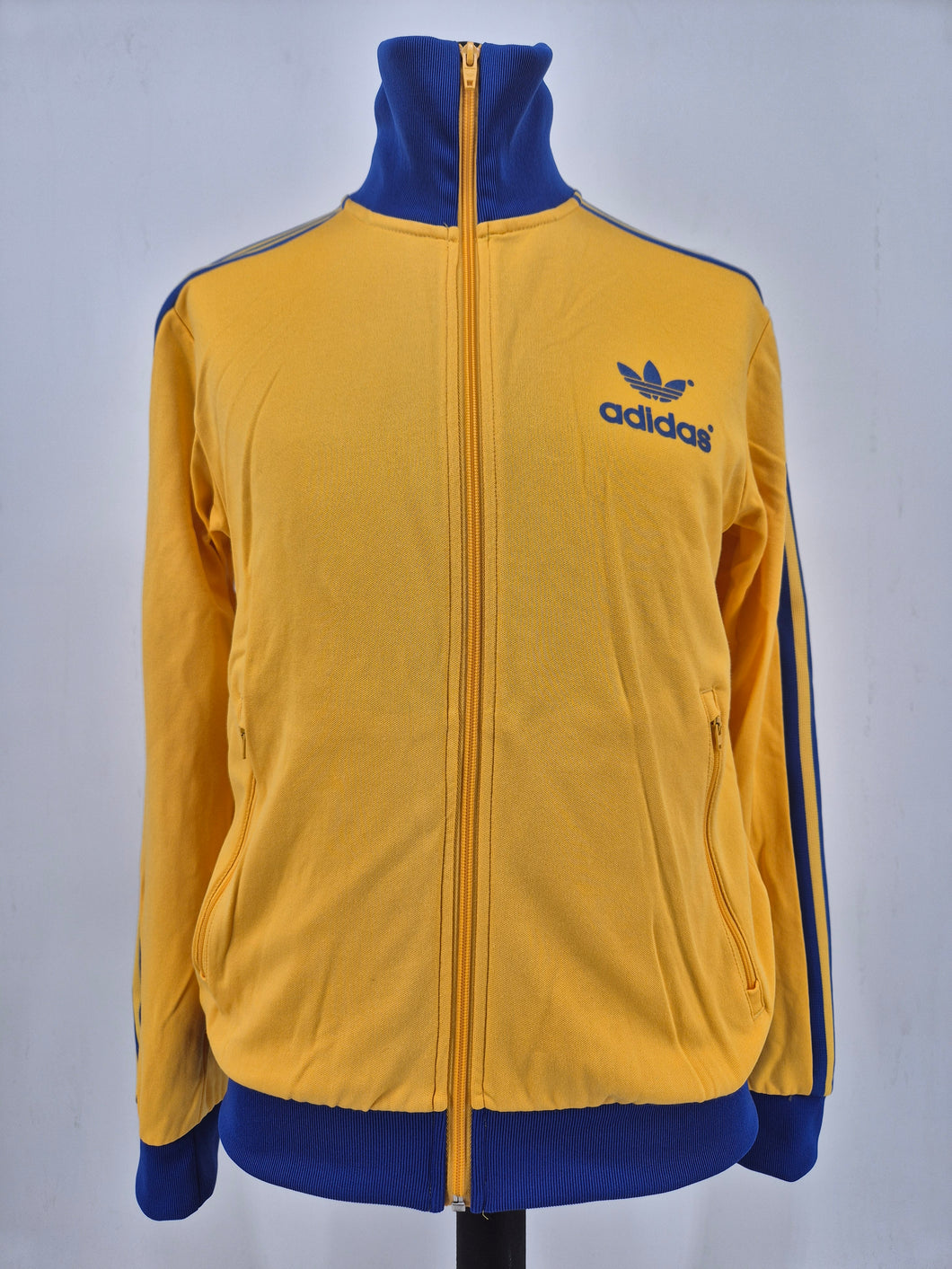adidas Originals Archive 72 Malmo Track Top M Yellow Blue