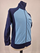 Load image into Gallery viewer, Vintage adidas Originals Trefoil Ventex Track Top made in France S/M Small Medium Blue Navy
