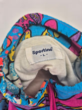 Load image into Gallery viewer, Vintage 80s Funky Track Top L Festival Colourful
