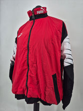 Load image into Gallery viewer, Vintage Puma 80s Track Top XXL made in Thailand Black Red
