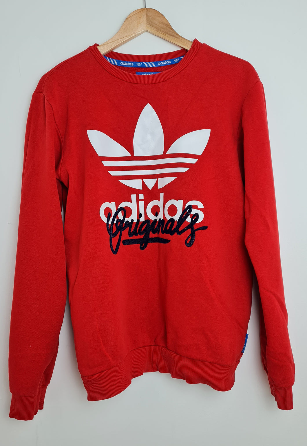 adidas originals red trefoil spo sweater 2014 M/L