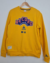 Load image into Gallery viewer, Le Coq Sportif Record Dumonde 18-12 Yellow Crew Neck Sweatshirt M
