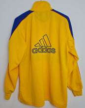 Load image into Gallery viewer, Vintage 90&#39;s adidas Yellow 3/4 Zip Pullover L/XL D9
