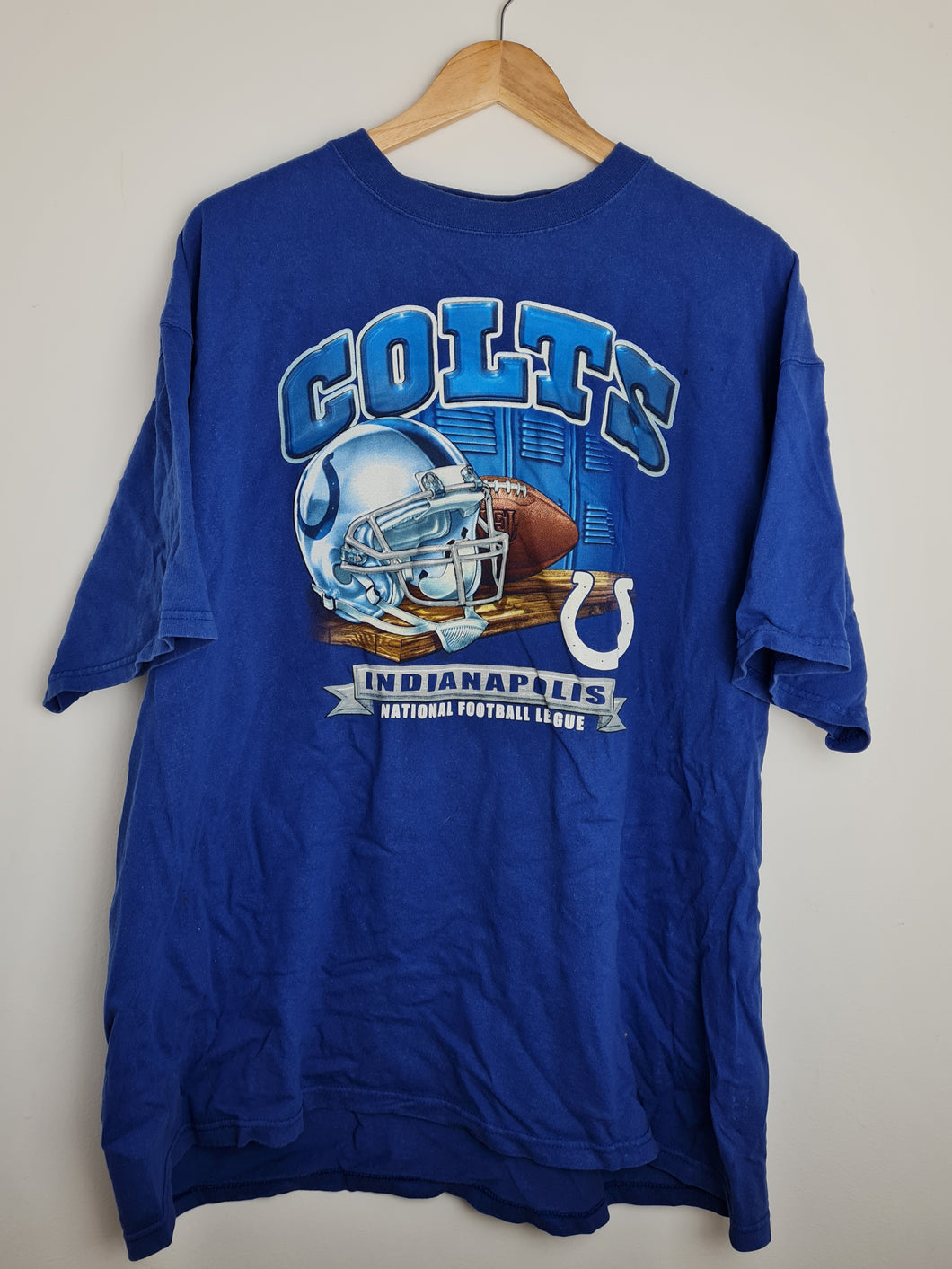 Vintage Indianapolis Colts Locker Room T-Shirt - Oversized XL NFL