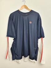 Load image into Gallery viewer, Adidas 2004 Vintage Long Sleeve T shirt Large blue / white / red
