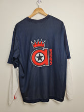 Load image into Gallery viewer, Adidas 2004 Vintage Long Sleeve T shirt Large blue / white / red

