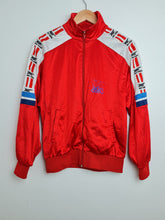 Load image into Gallery viewer, Asics Tiger 80&#39;s vintage Track Top made in Italy S/M Red
