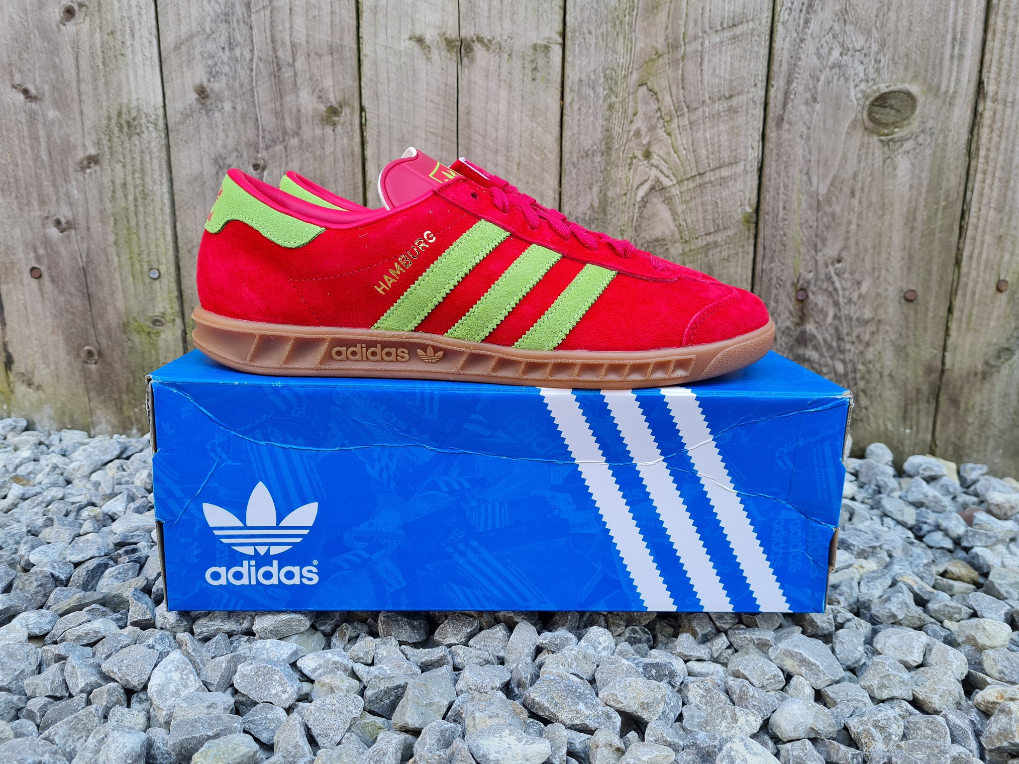 Adidas hamburg red green deals