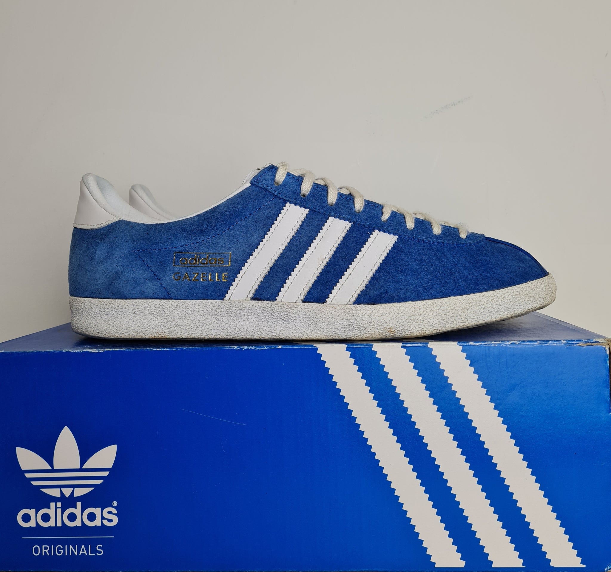 Adidas gazelle og air force blue white Clearance