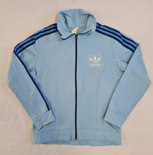 Load image into Gallery viewer, Vintage Adidas Track Top D7 L 80s blue
