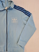 Load image into Gallery viewer, Vintage Adidas Track Top D7 L 80s blue
