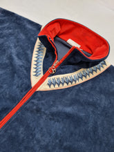 Load image into Gallery viewer, Womens Diadora Fleece Track Top Blue  Blue L
