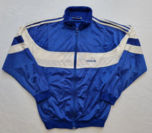 Load image into Gallery viewer, Vintage adidas TT S/M 90s Blue White

