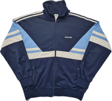 Load image into Gallery viewer, Vintage adidas Portugal 89 template Track Top XL 80s Blue Navy made in West Germany
