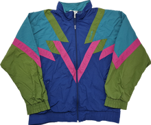 Load image into Gallery viewer, adidas Vintage 90s TT L/XL Blue Pink Green
