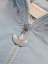 Load image into Gallery viewer, Vintage adidas First Track Top S/M 90s Blue black White
