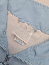 Load image into Gallery viewer, Vintage adidas First Track Top S/M 90s Blue black White
