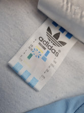 Load image into Gallery viewer, Vintage adidas First Track Top S/M 90s Blue black White
