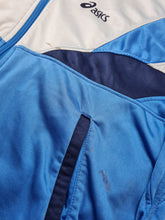 Load image into Gallery viewer, Asics 90s Italia XL Blue Track Top Blue White
