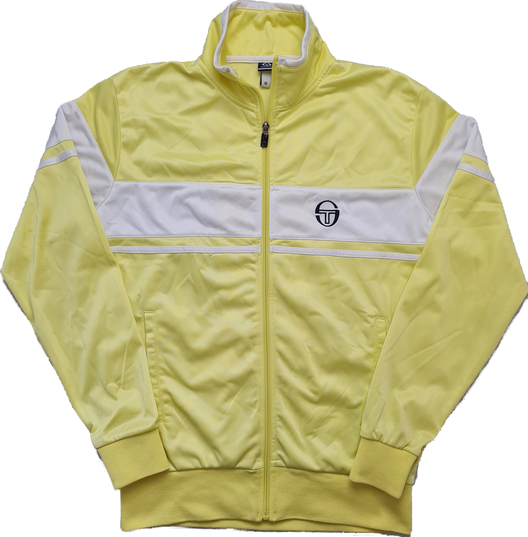 Sergio Tacchini Masters track top M Lemon White