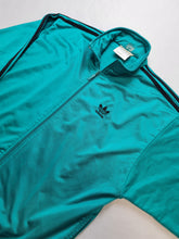 Load image into Gallery viewer, adidas Firebird Turquoise vintage 90s track top M 38/40
