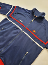 Load image into Gallery viewer, Ellesse Rimini Track Top Navy Red White L
