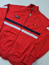 Load image into Gallery viewer, Ellesse Rimini Track Top Red Navy White M
