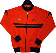 Load image into Gallery viewer, Ellesse Rimini Track Top Orange Navy Small
