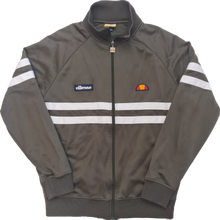 Load image into Gallery viewer, Ellesse Rimini Track Top Olive Green White S
