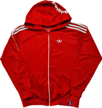 Load image into Gallery viewer, adidas Originals Sport Hooded track top M Red White
