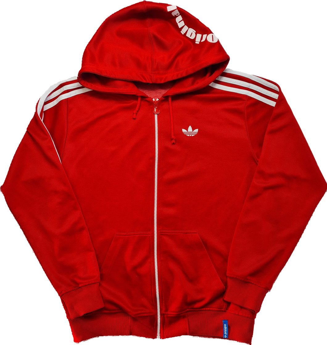 adidas Originals Sport Hooded track top M Red White