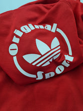 Load image into Gallery viewer, adidas Originals Sport Hooded track top M Red White
