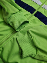 Load image into Gallery viewer, Vintage 90s adidas First Track Top Small Green Blue White
