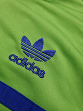 Load image into Gallery viewer, Vintage 90s adidas First Track Top Small Green Blue White

