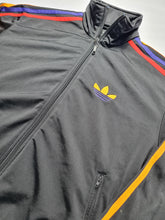 Load image into Gallery viewer, 2009 adidas Originals Firebird Orange Purple Red vintage track top Small
