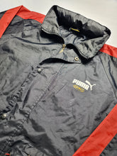 Load image into Gallery viewer, 90s Vintage Puma King Raincoat M/L Black Red
