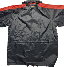 Load image into Gallery viewer, 90s Vintage Puma King Raincoat M/L Black Red
