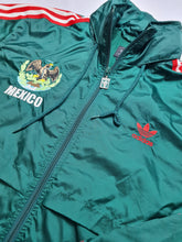 Load image into Gallery viewer, adidas Originals Mexico 2008 Olympics Green vintage track top WB Large
