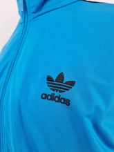 Load image into Gallery viewer, 90s adidas Firebird Blue Turquoise vintage track top M D5
