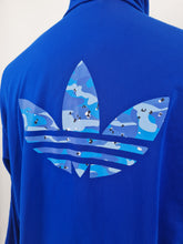 Load image into Gallery viewer, 2012 adidas Originals Firebird Blue Camo vintage track top L
