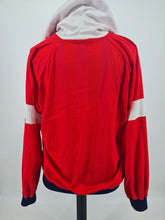 Load image into Gallery viewer, West German Vintage adidas Oiginals New York 3/4 Zip Pullover M/L Red White Navy
