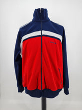 Load image into Gallery viewer, Vintage Made in Taiwan adidas Originals Track Top XL Red Blue
