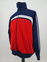 Load image into Gallery viewer, Vintage Made in Taiwan adidas Originals Track Top XL Red Blue

