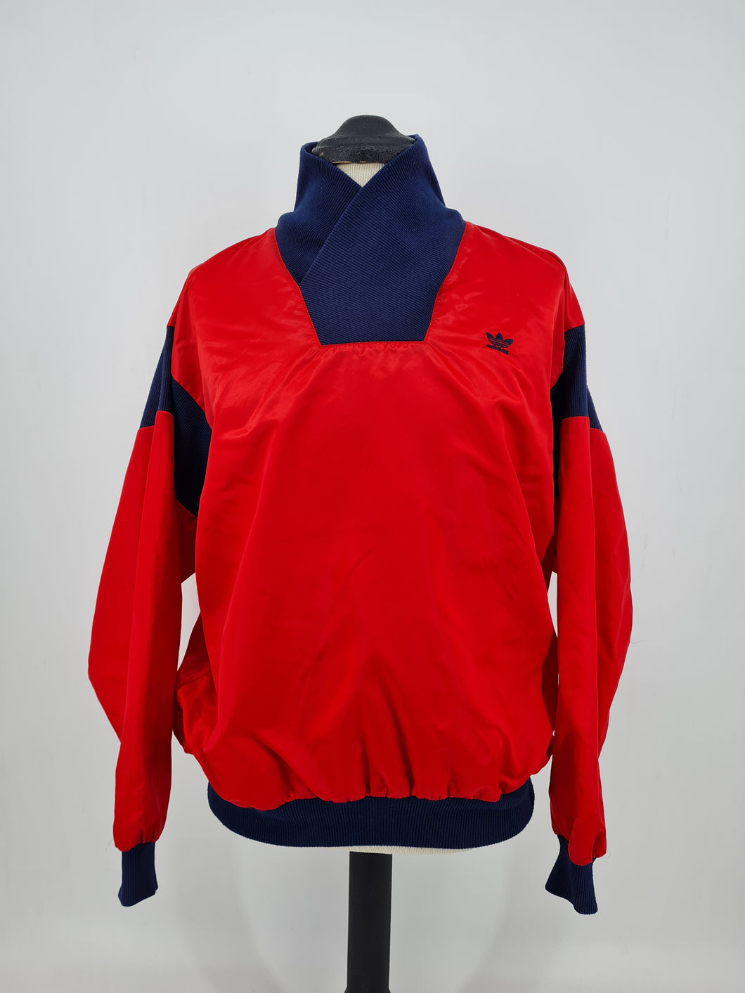 80s Vintage adidas Originals Trefoil Pullover 42-44 L/XL made in England